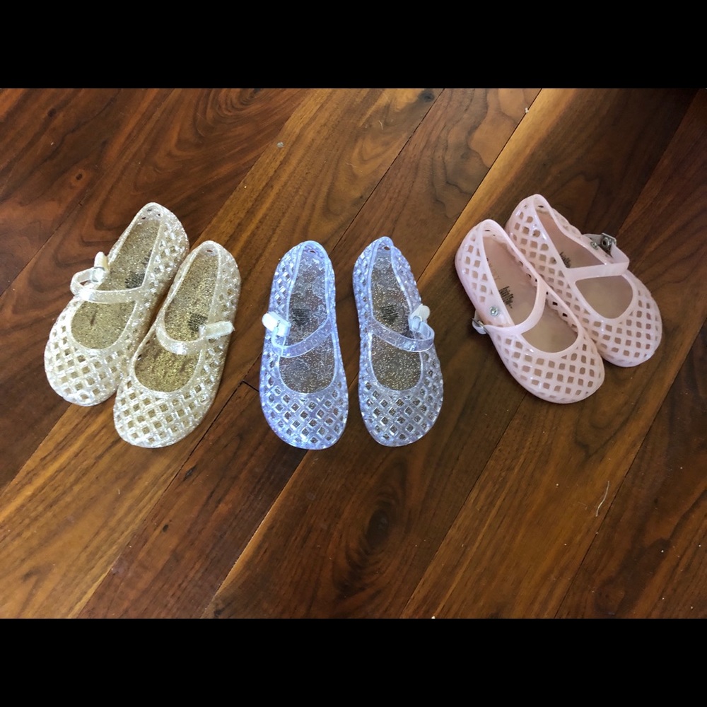 Lot of 3 Old Navy jelly shoes